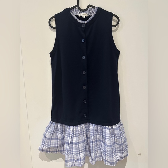 selfwho Dresses & Skirts - NWOT - Black Button-Up Top dress mock two-pieces